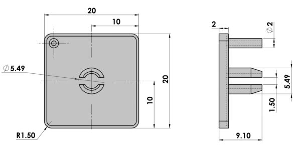 Cover Caps 20x20 (Black) - Image 2