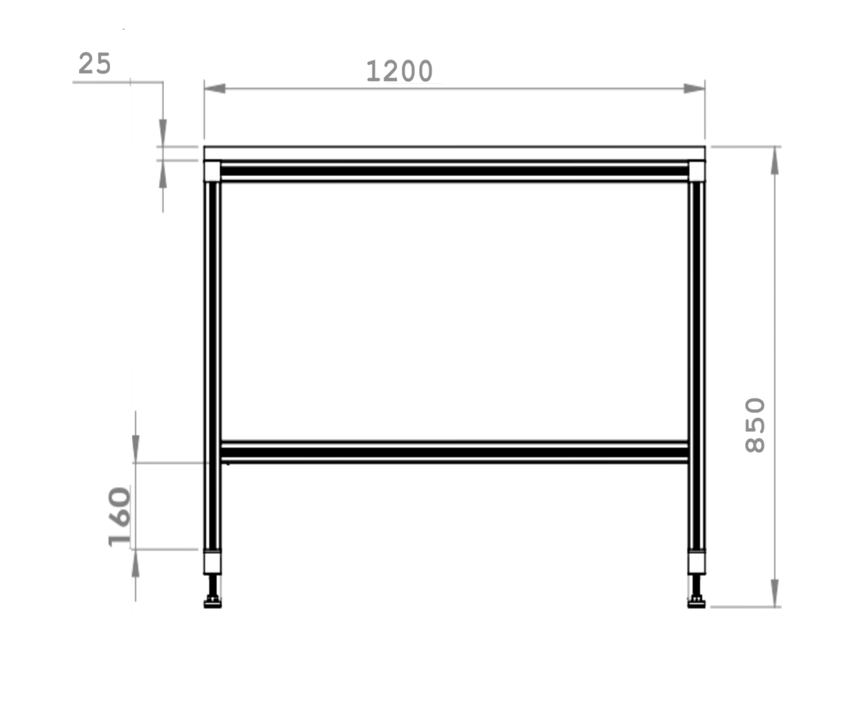 Worktable - Sitting Plywood 25mm - Image 3
