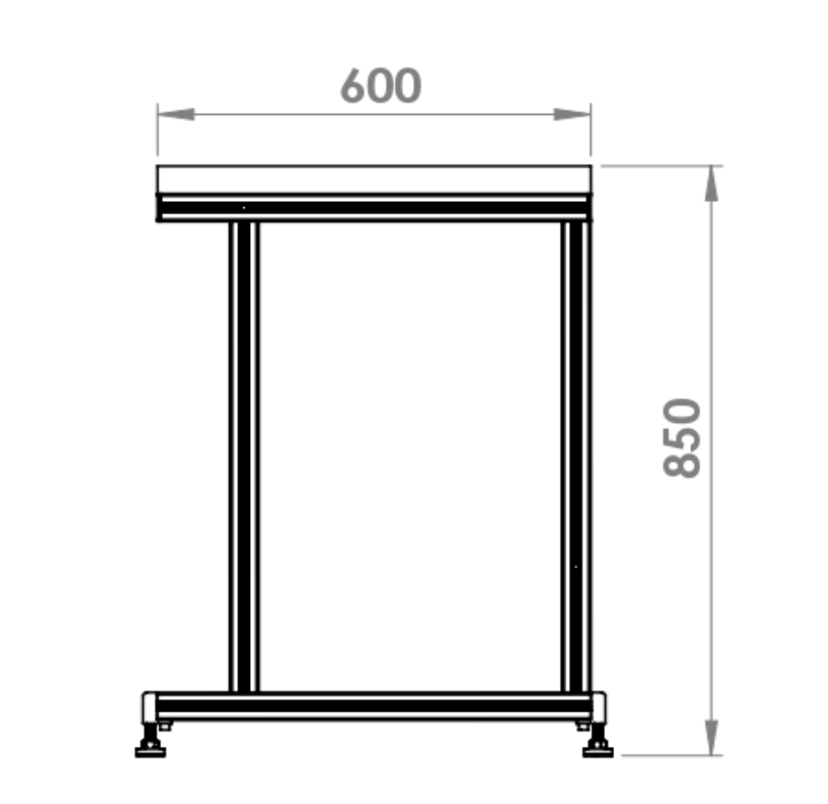 Worktable Sitting - Plywood 40mm - Image 3