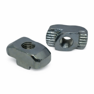 T Nut (Hammer Nut) Slot 10, M5 Nickel