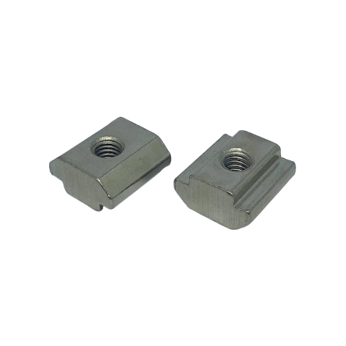 Slot Nut (SQ Nut) Slot 10, M6 Nickel