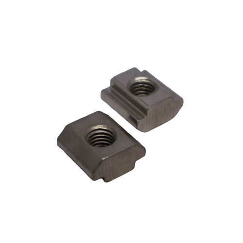 Slot Nut (SQ Nut) Slot 10, M8 Nickel